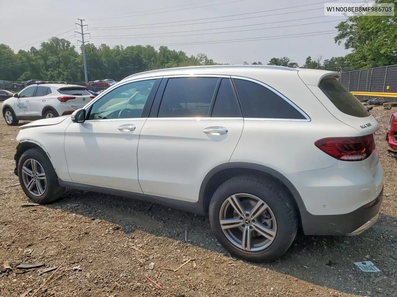 2021 Mercedes-Benz Glc 300 4Matic VIN: W1N0G8EB8MF986703 Lot: 61229686