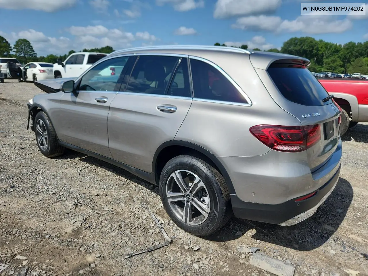 2021 Mercedes-Benz Glc 300 VIN: W1N0G8DB1MF974202 Lot: 61294776