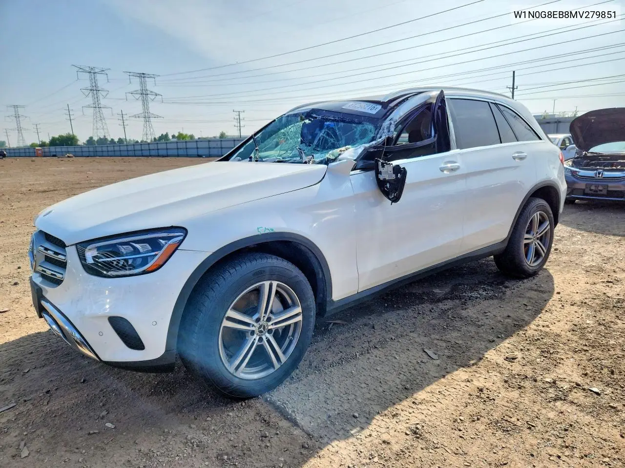 2021 Mercedes-Benz Glc 300 4Matic VIN: W1N0G8EB8MV279851 Lot: 61298216