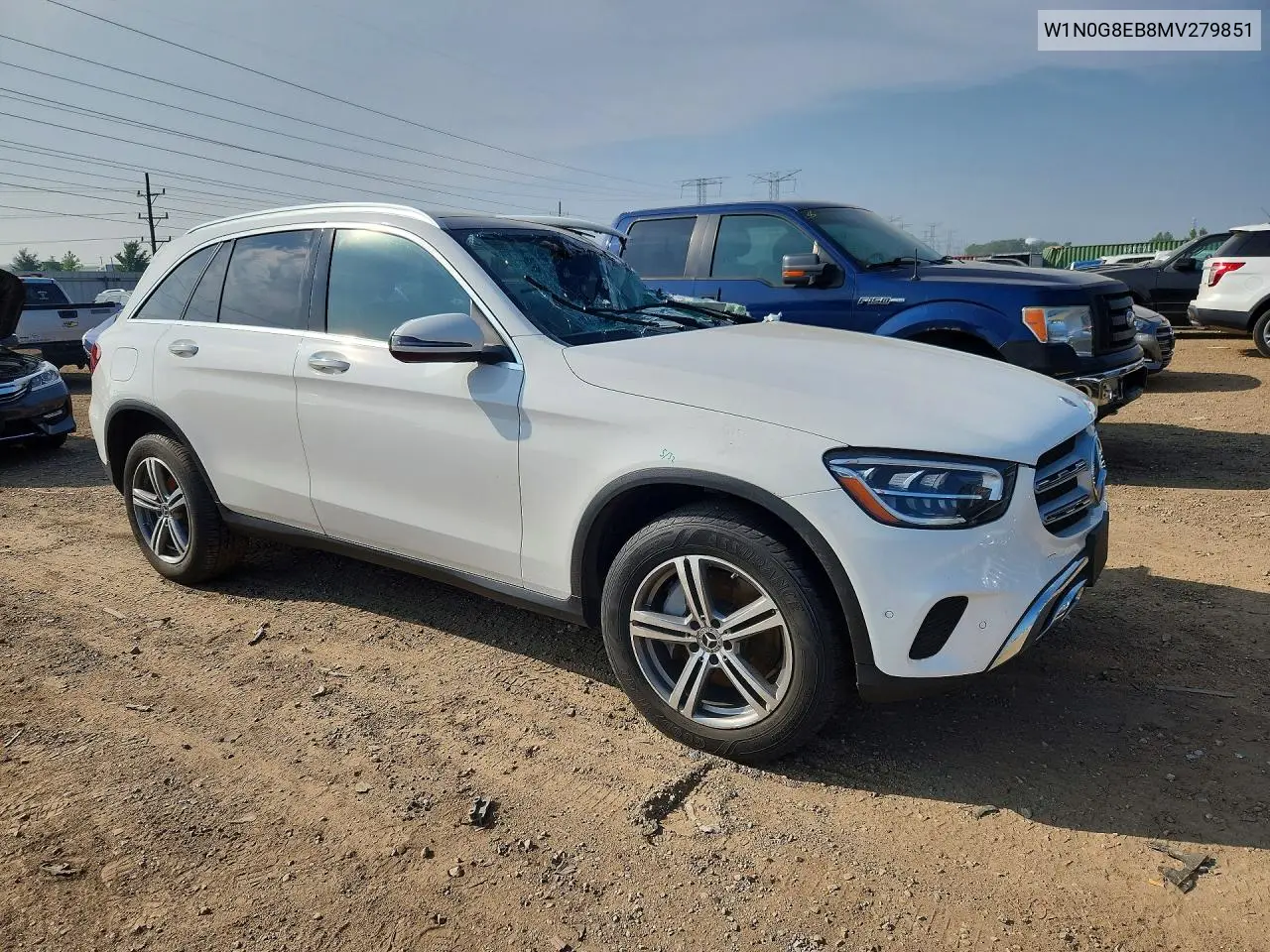 2021 Mercedes-Benz Glc 300 4Matic VIN: W1N0G8EB8MV279851 Lot: 61298216