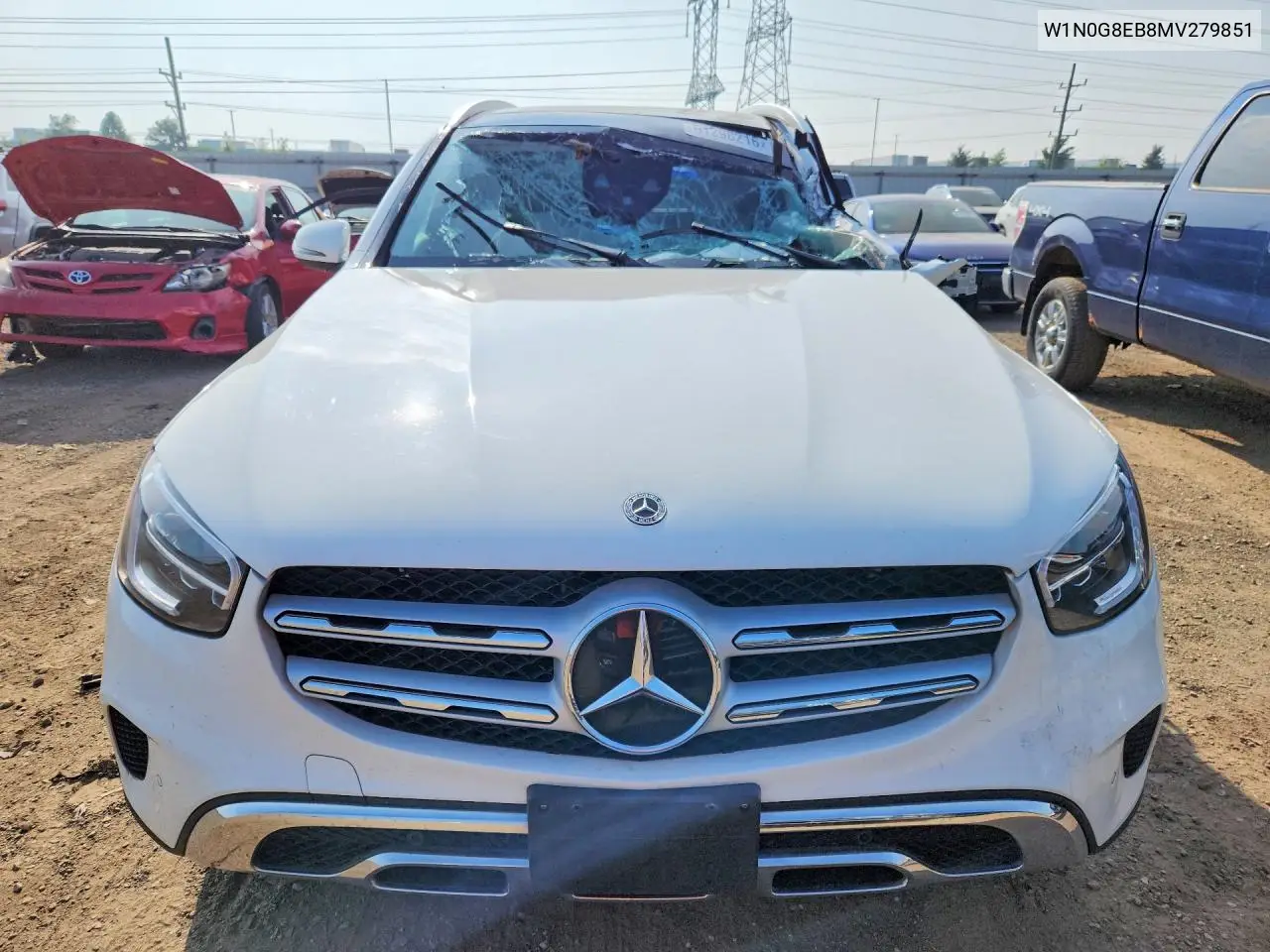 2021 Mercedes-Benz Glc 300 4Matic VIN: W1N0G8EB8MV279851 Lot: 61298216