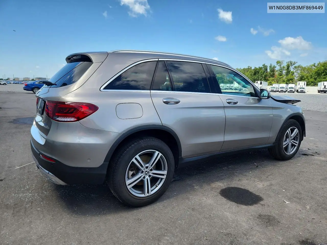 2021 Mercedes-Benz Glc 300 VIN: W1N0G8DB3MF869449 Lot: 61313756