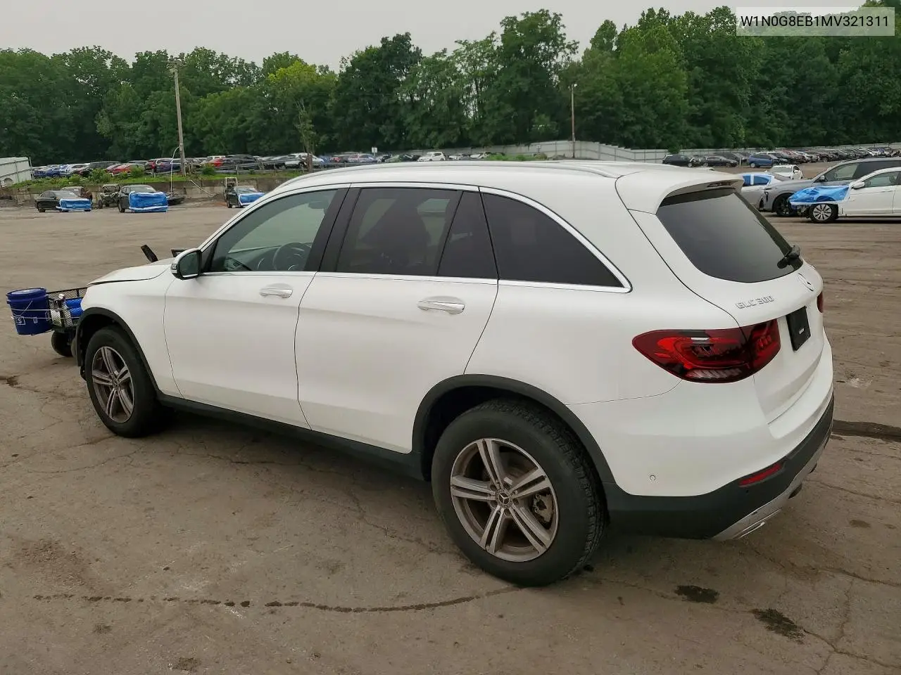 2021 Mercedes-Benz Glc 300 4Matic VIN: W1N0G8EB1MV321311 Lot: 61420136