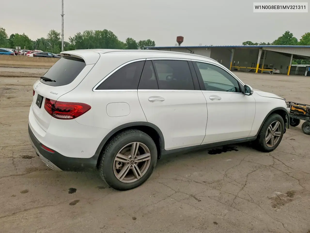 2021 Mercedes-Benz Glc 300 4Matic VIN: W1N0G8EB1MV321311 Lot: 61420136