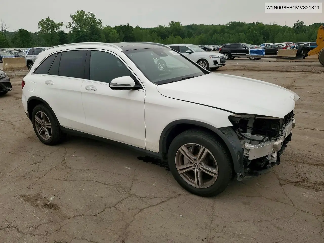2021 Mercedes-Benz Glc 300 4Matic VIN: W1N0G8EB1MV321311 Lot: 61420136