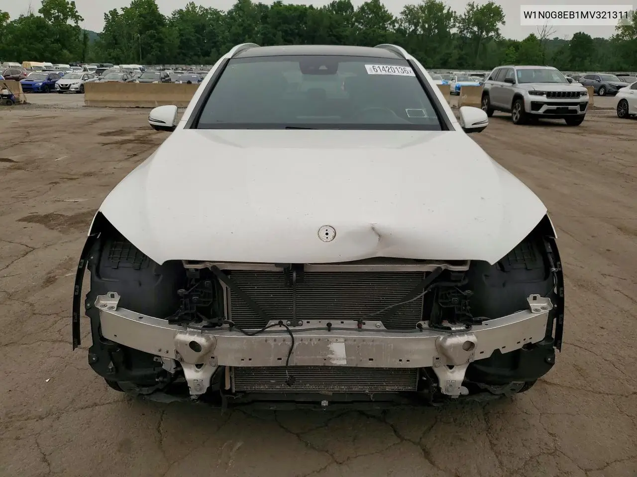 2021 Mercedes-Benz Glc 300 4Matic VIN: W1N0G8EB1MV321311 Lot: 61420136