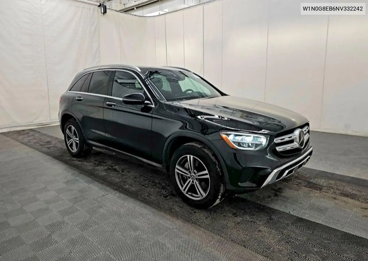 2022 Mercedes-Benz Glc 300 4Matic VIN: W1N0G8EB6NV332242 Lot: 55036326