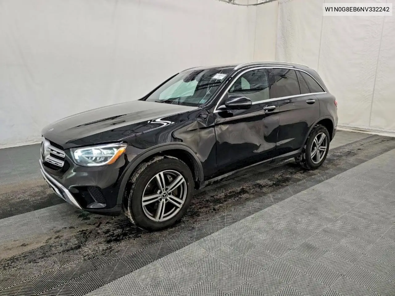 2022 Mercedes-Benz Glc 300 4Matic VIN: W1N0G8EB6NV332242 Lot: 55036326