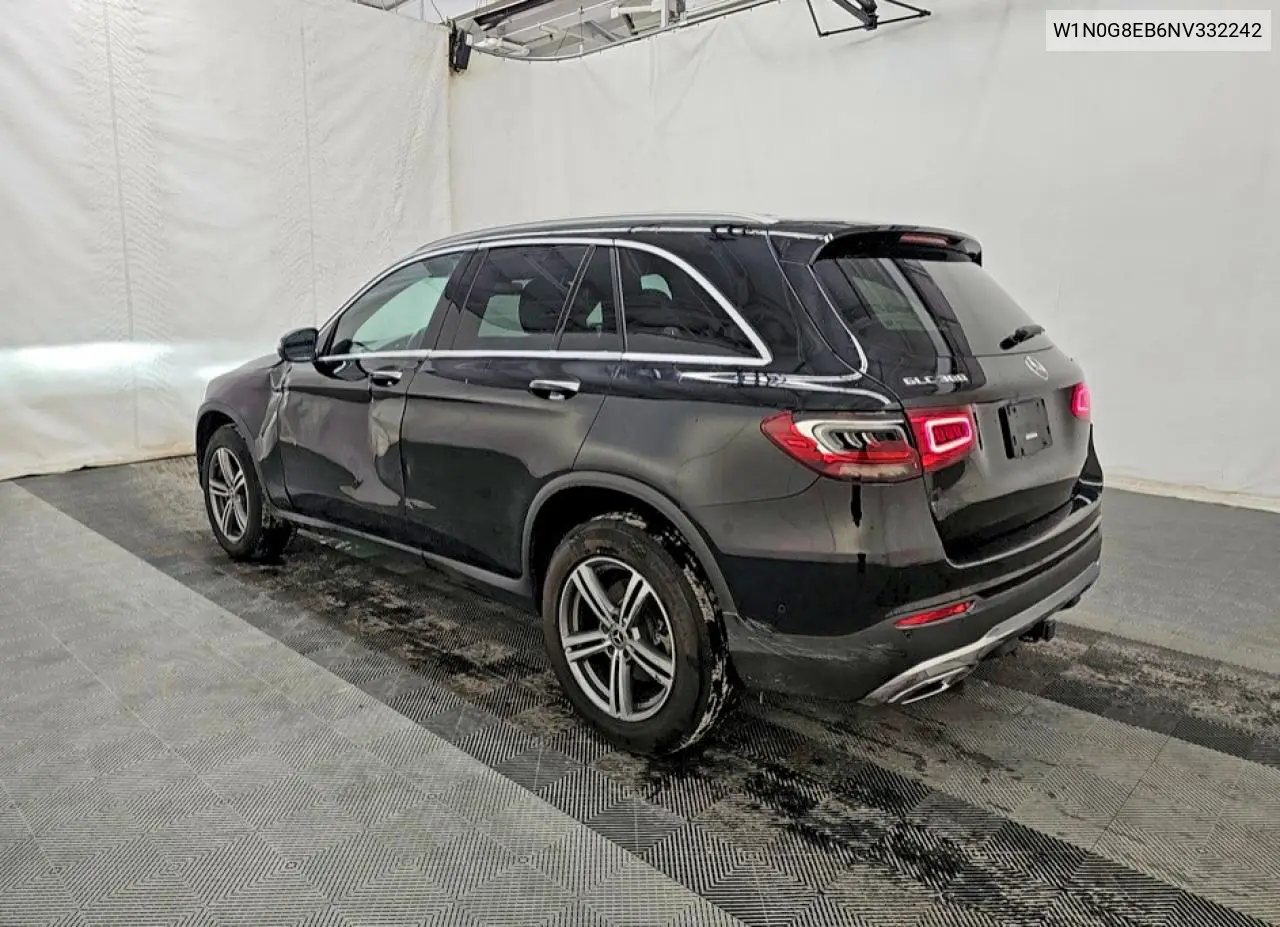 2022 Mercedes-Benz Glc 300 4Matic VIN: W1N0G8EB6NV332242 Lot: 55036326