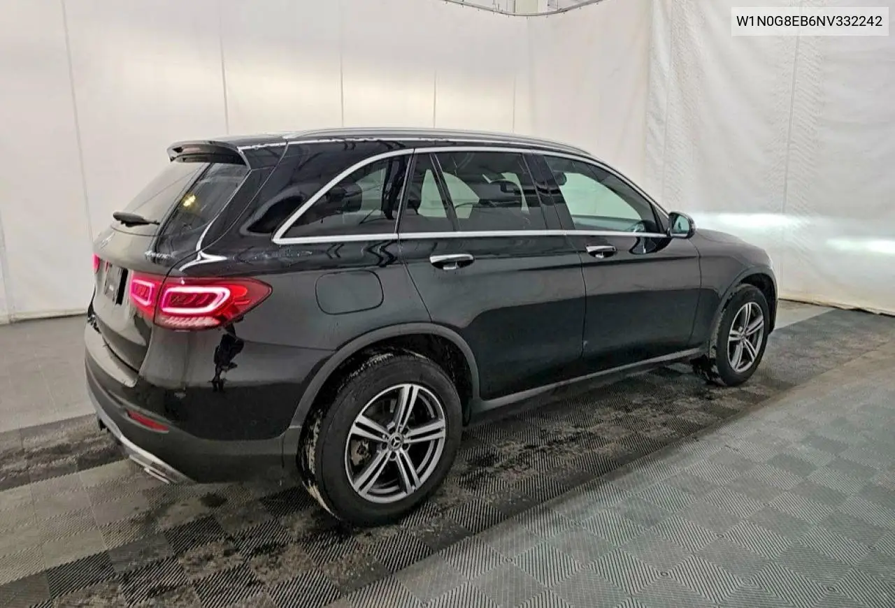 2022 Mercedes-Benz Glc 300 4Matic VIN: W1N0G8EB6NV332242 Lot: 55036326