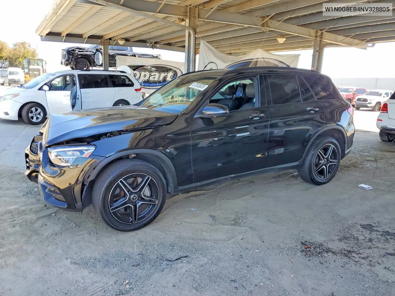 2022 Mercedes-Benz Glc 300 4Matic VIN: W1N0G8EB4NV328805 Lot: 57083626