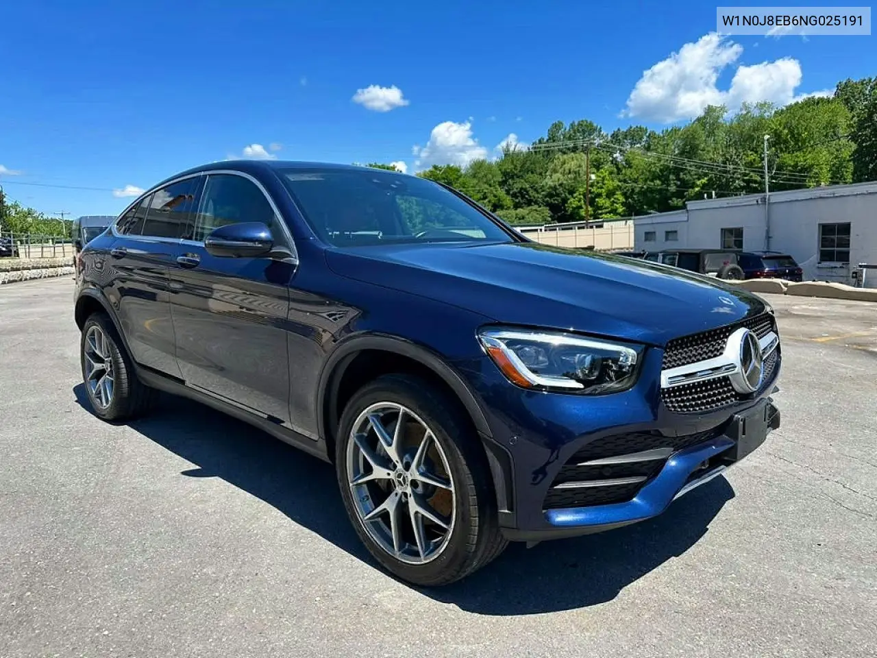 2022 Mercedes-Benz Glc Coupe 300 4Matic VIN: W1N0J8EB6NG025191 Lot: 57191356