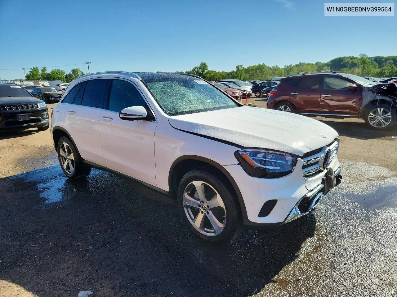 2022 Mercedes-Benz Glc 300 4Matic VIN: W1N0G8EB0NV399564 Lot: 57340946