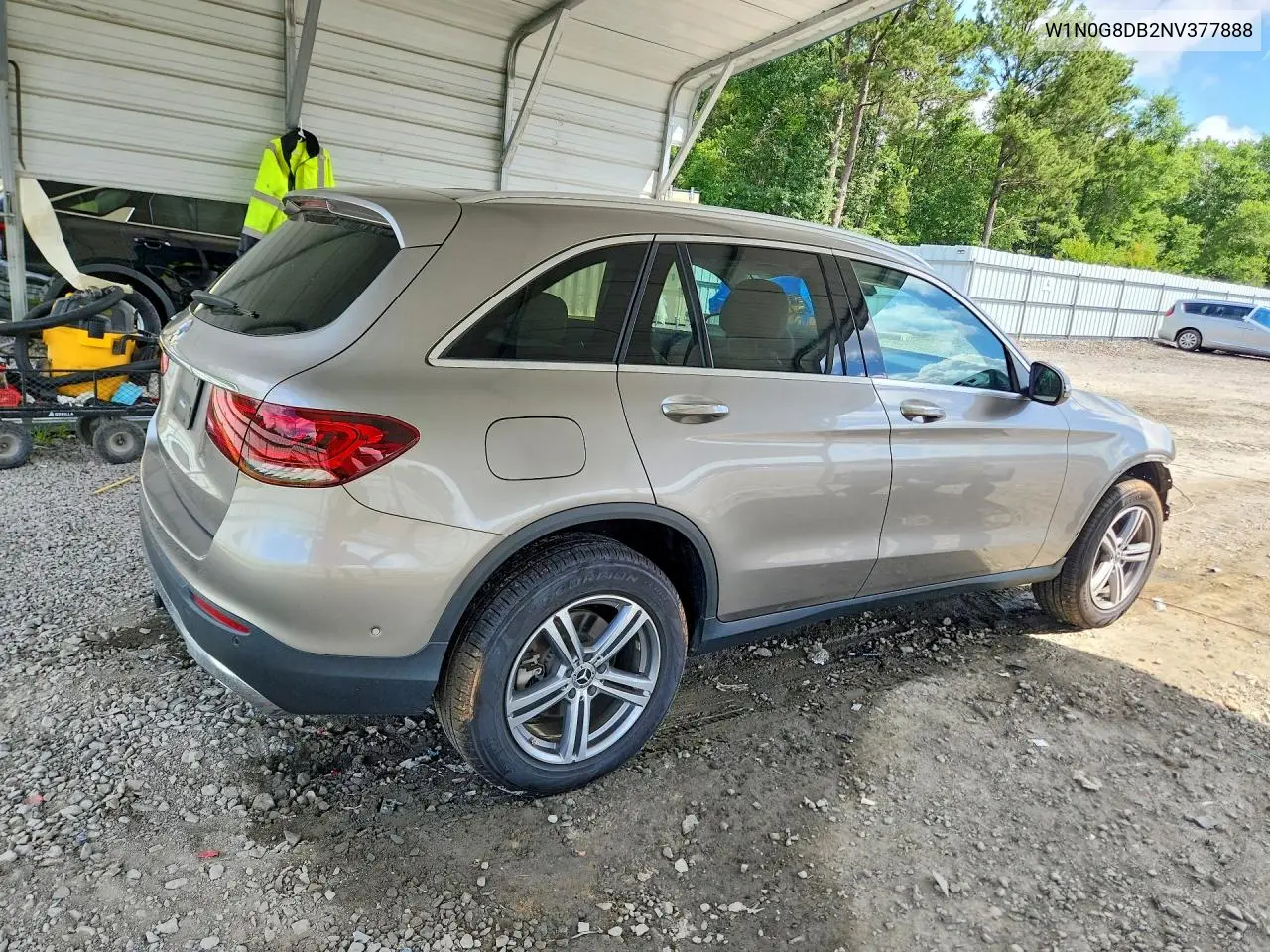 2022 Mercedes-Benz Glc 300 VIN: W1N0G8DB2NV377888 Lot: 57371876