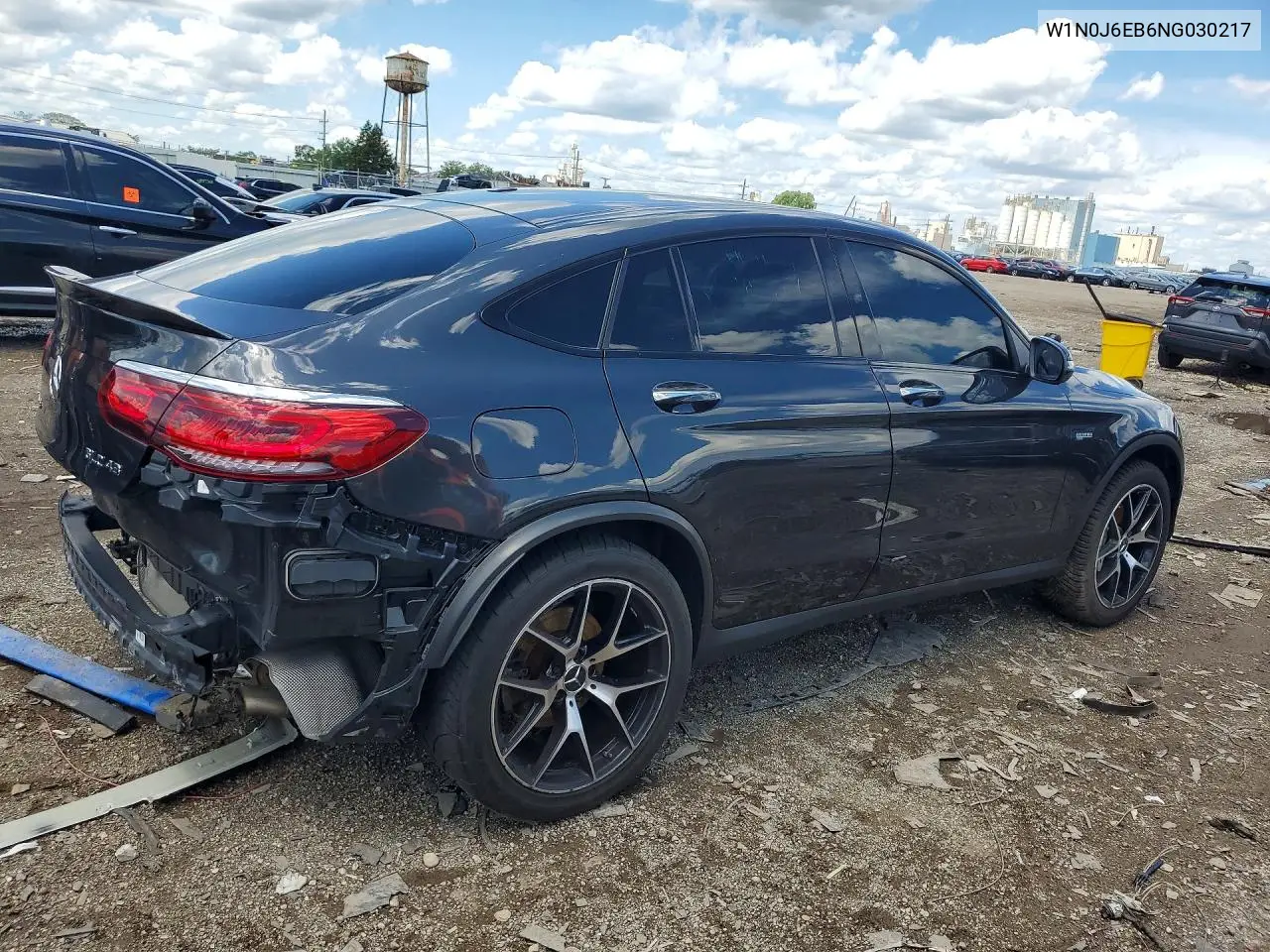 2022 Mercedes-Benz Glc Coupe 43 4Matic Amg VIN: W1N0J6EB6NG030217 Lot: 57530566