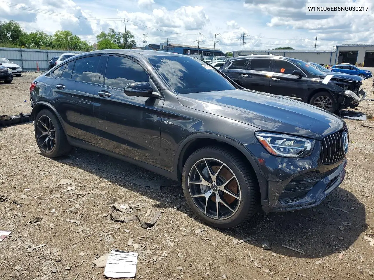 2022 Mercedes-Benz Glc Coupe 43 4Matic Amg VIN: W1N0J6EB6NG030217 Lot: 57530566