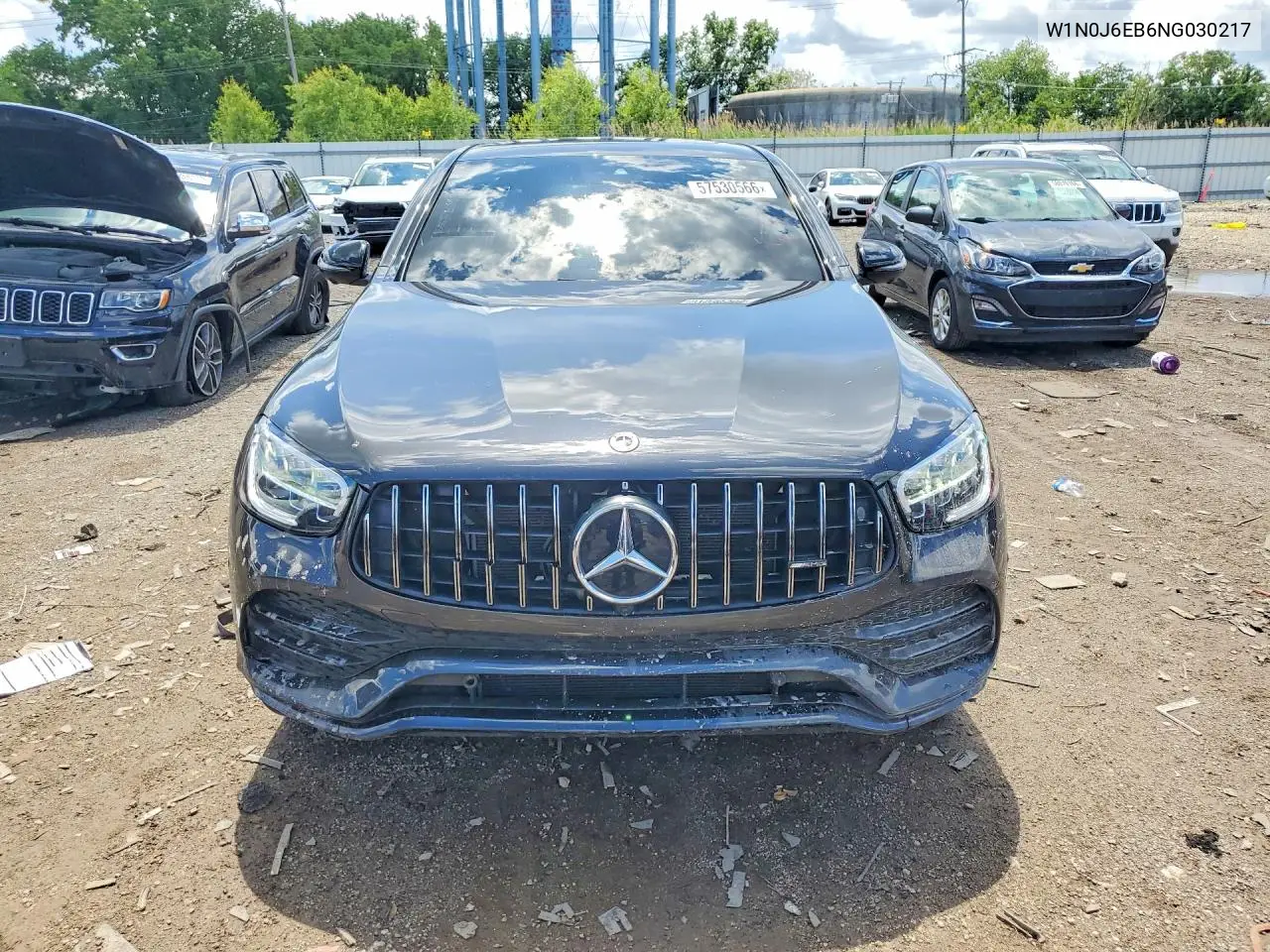 2022 Mercedes-Benz Glc Coupe 43 4Matic Amg VIN: W1N0J6EB6NG030217 Lot: 57530566