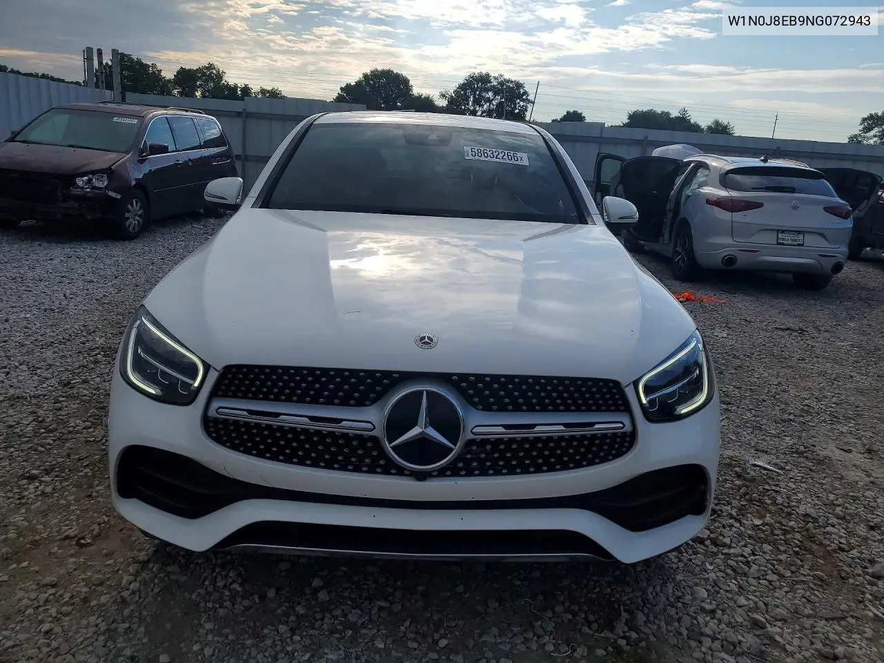 2022 Mercedes-Benz Glc Coupe 300 4Matic VIN: W1N0J8EB9NG072943 Lot: 58632266