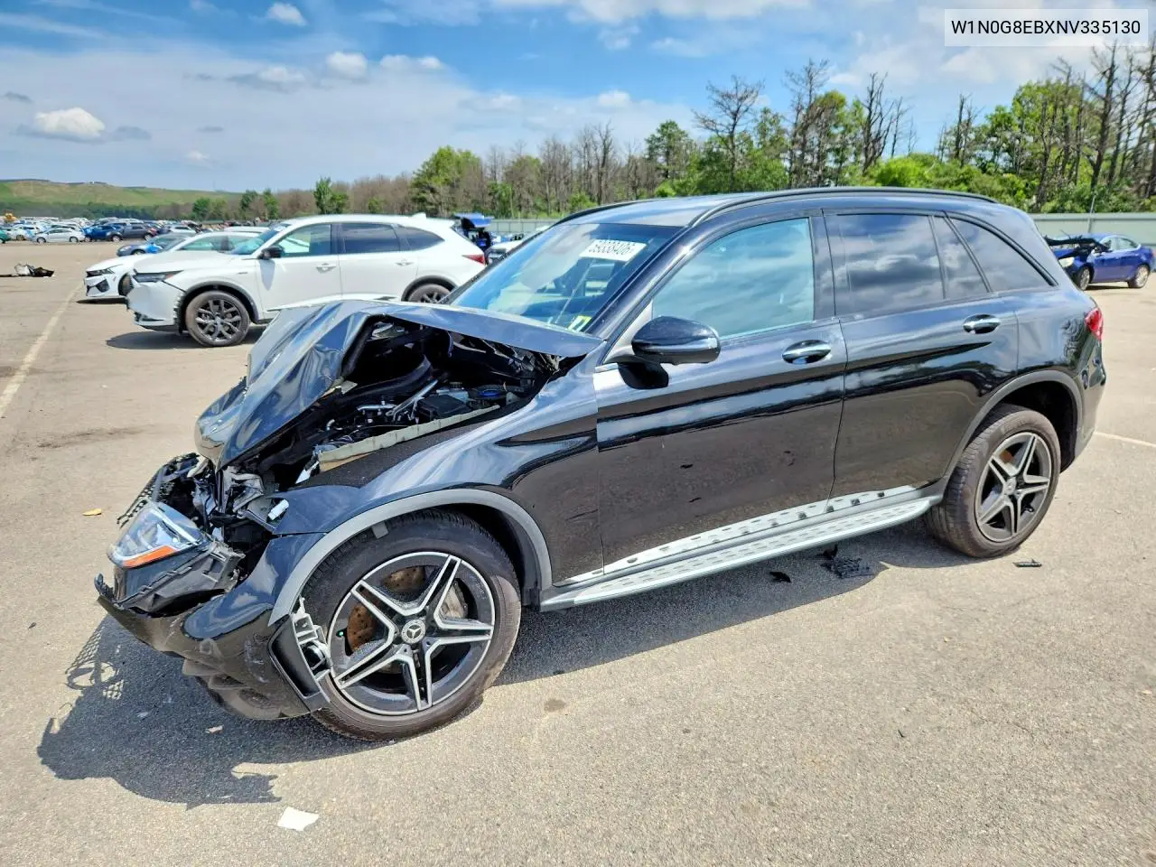 2022 Mercedes-Benz Glc 300 4Matic VIN: W1N0G8EBXNV335130 Lot: 59338406