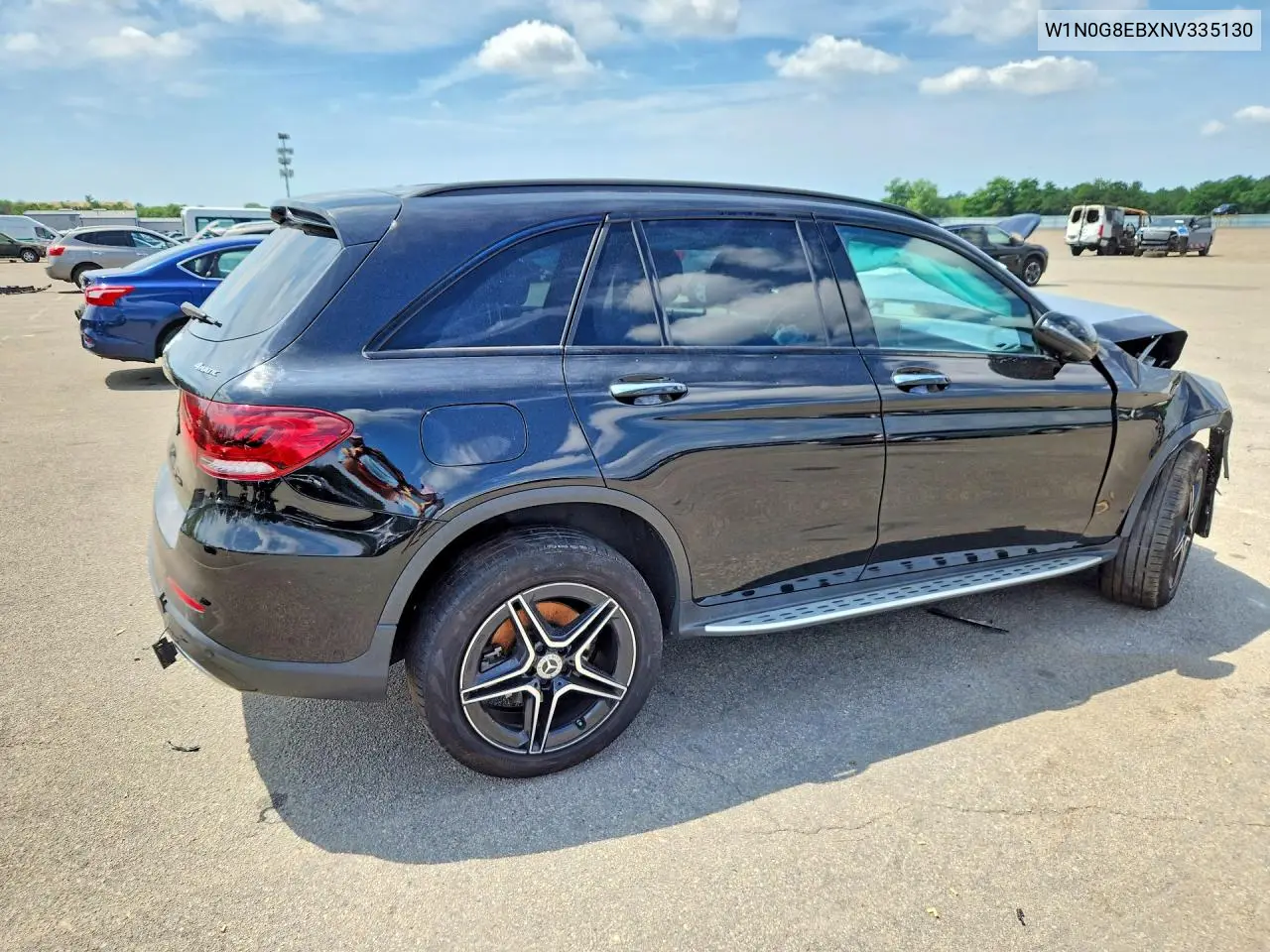 2022 Mercedes-Benz Glc 300 4Matic VIN: W1N0G8EBXNV335130 Lot: 59338406