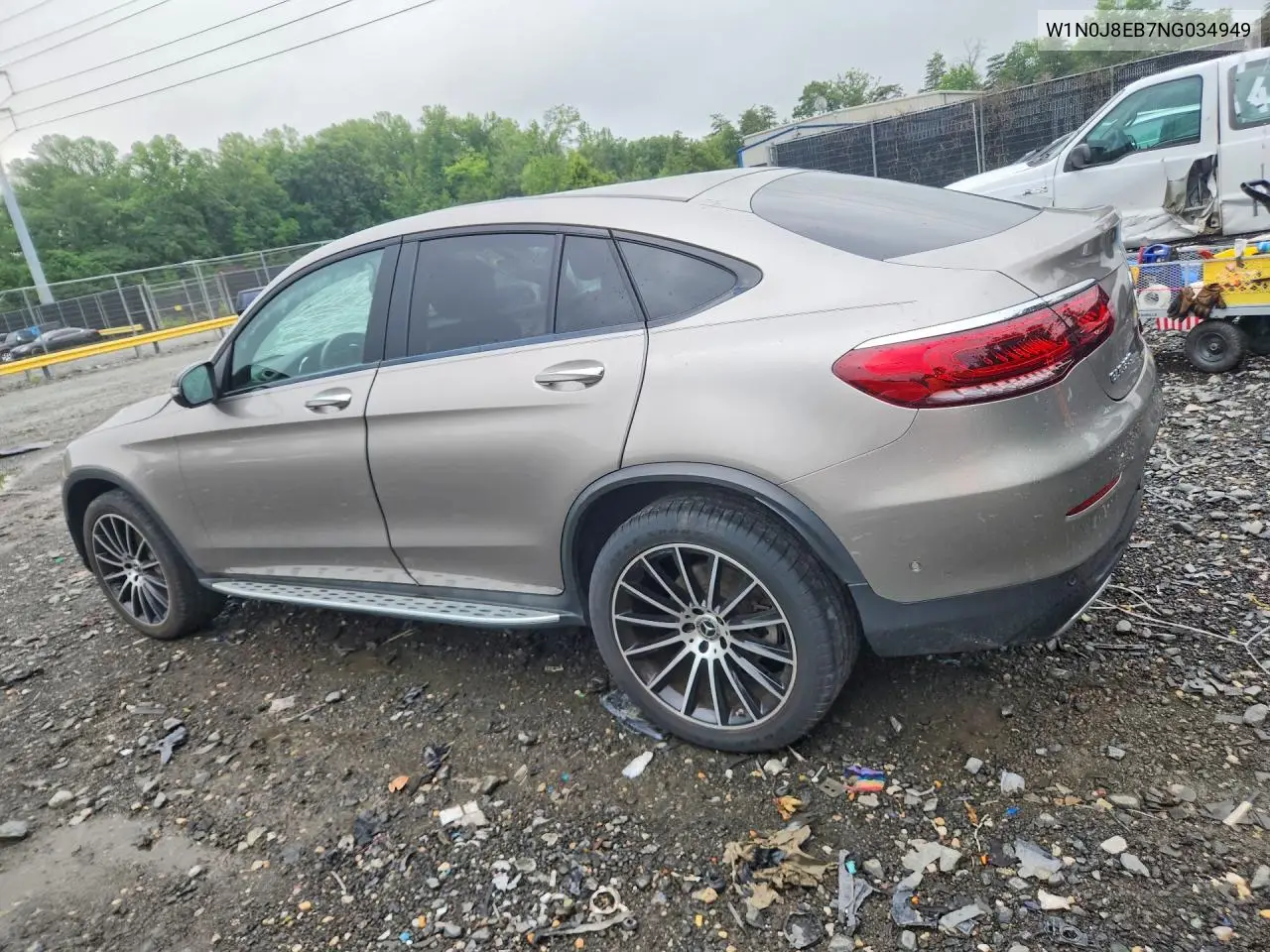 2022 Mercedes-Benz Glc Coupe 300 4Matic VIN: W1N0J8EB7NG034949 Lot: 59917786