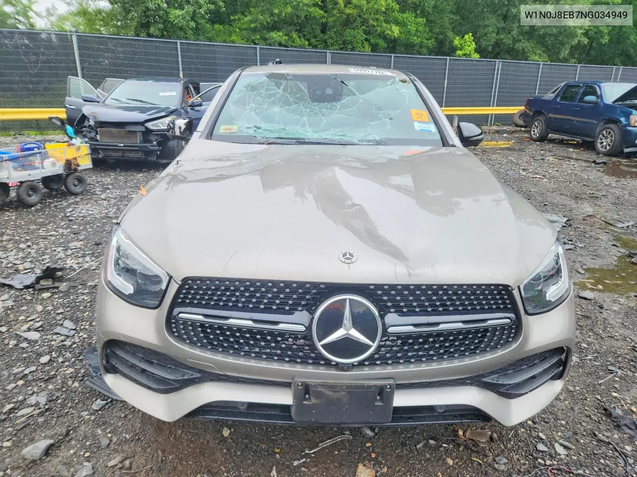 2022 Mercedes-Benz Glc Coupe 300 4Matic VIN: W1N0J8EB7NG034949 Lot: 59917786