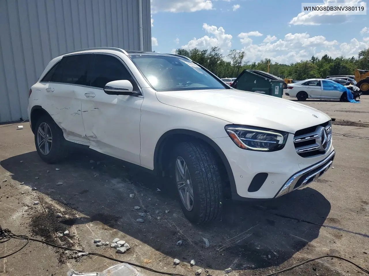 2022 Mercedes-Benz Glc 300 VIN: W1N0G8DB3NV380119 Lot: 60200186