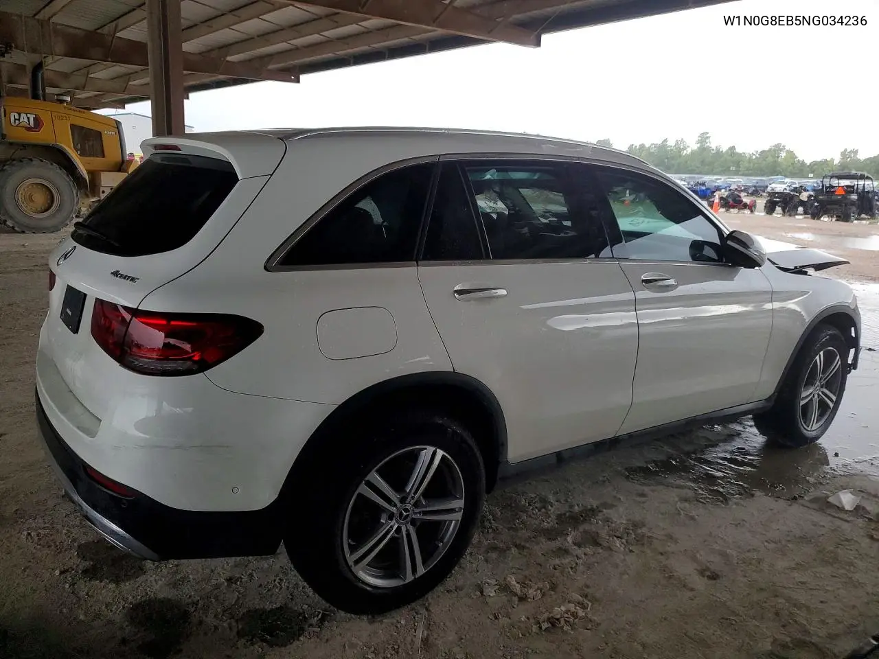 2022 Mercedes-Benz Glc 300 4Matic VIN: W1N0G8EB5NG034236 Lot: 60685836