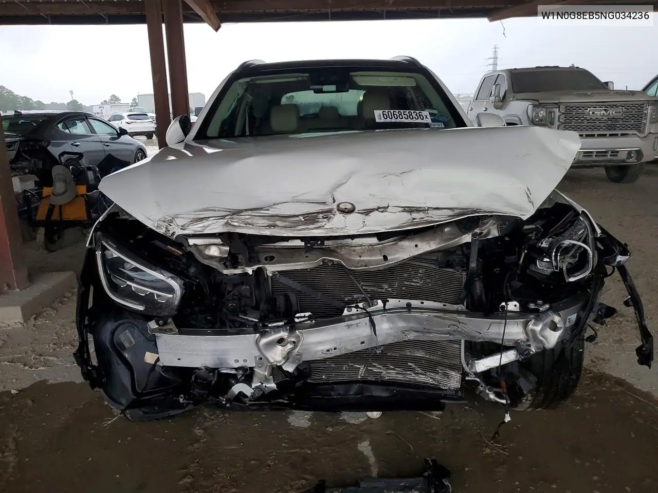 2022 Mercedes-Benz Glc 300 4Matic VIN: W1N0G8EB5NG034236 Lot: 60685836