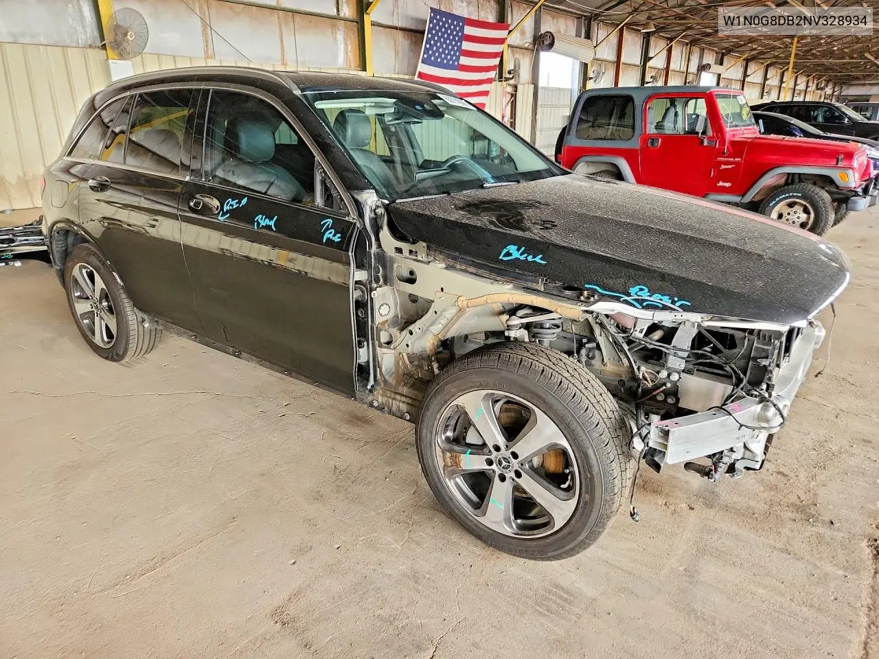 2022 Mercedes-Benz Glc 300 VIN: W1N0G8DB2NV328934 Lot: 60774586
