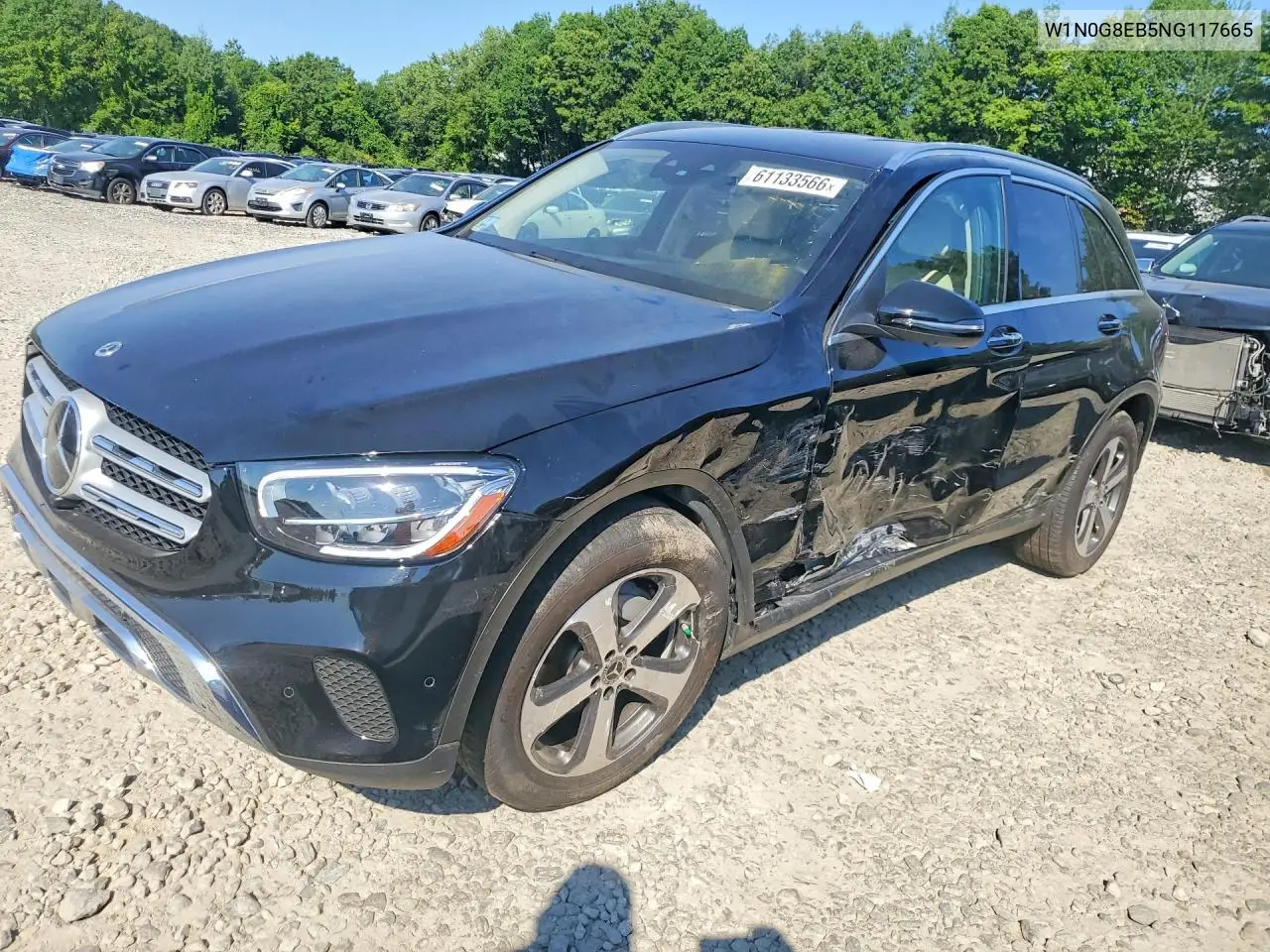 2022 Mercedes-Benz Glc 300 4Matic VIN: W1N0G8EB5NG117665 Lot: 61133566