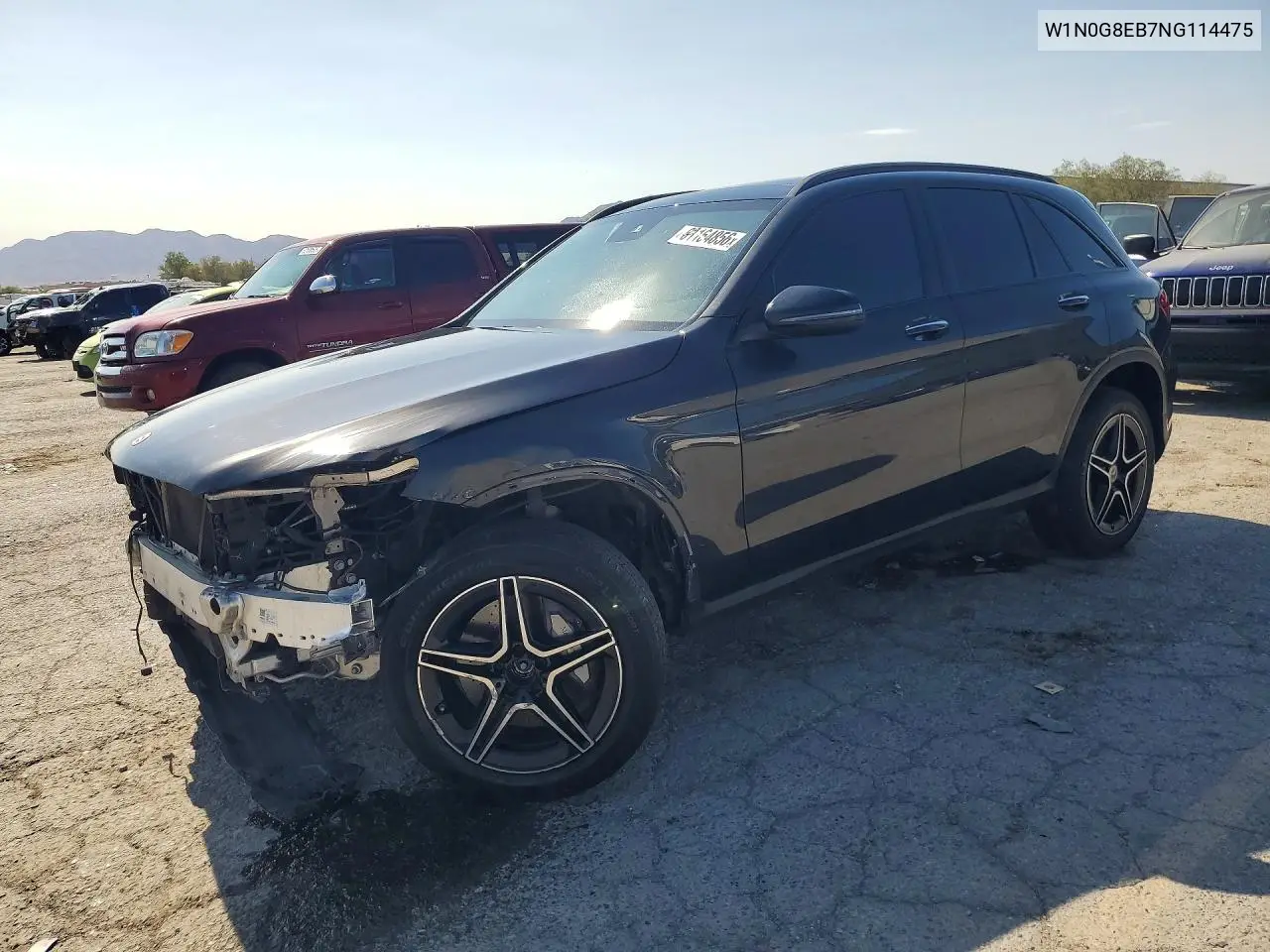 2022 Mercedes-Benz Glc 300 4Matic VIN: W1N0G8EB7NG114475 Lot: 61164856