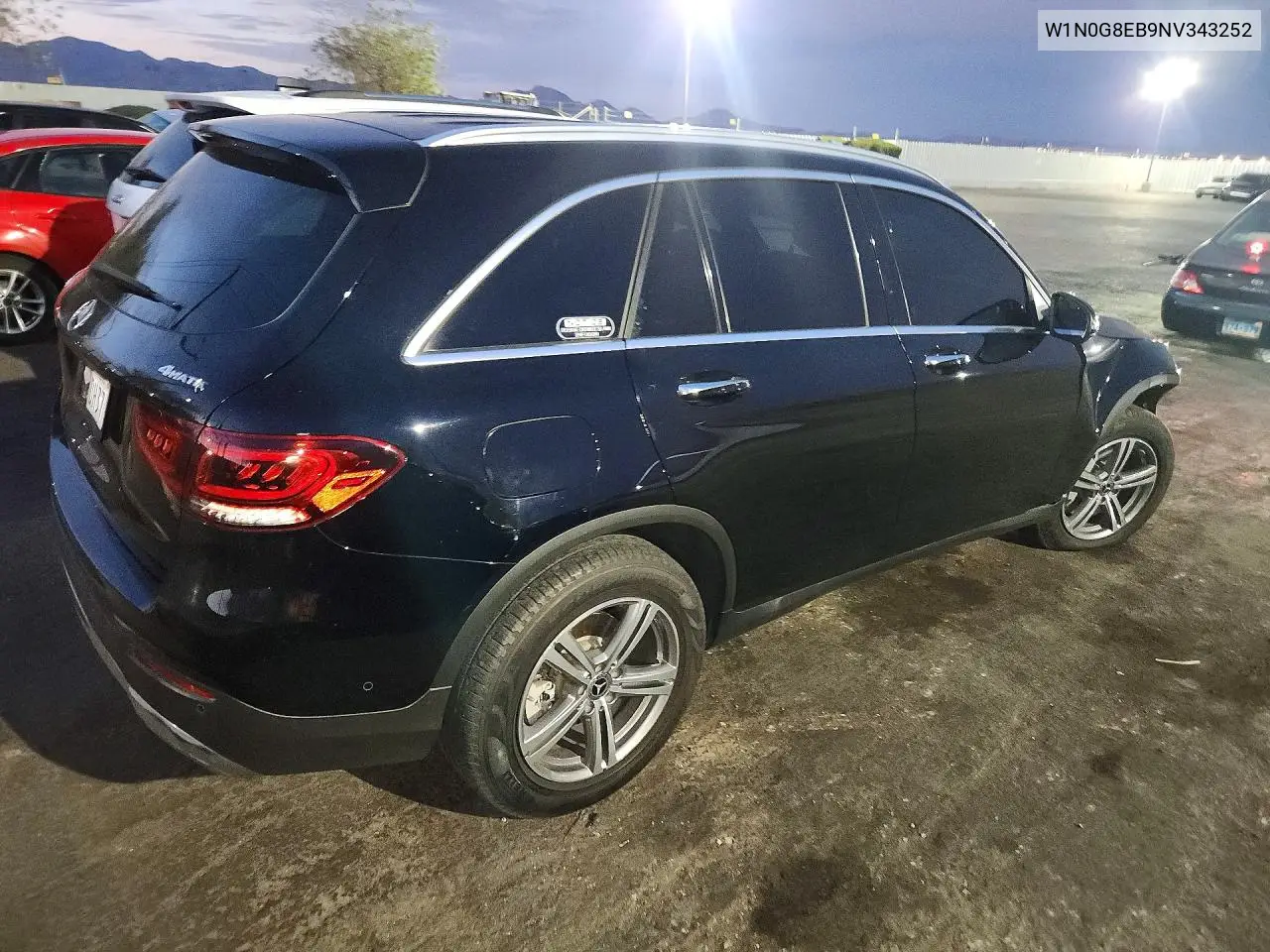 2022 Mercedes-Benz Glc 300 4Matic VIN: W1N0G8EB9NV343252 Lot: 61641536