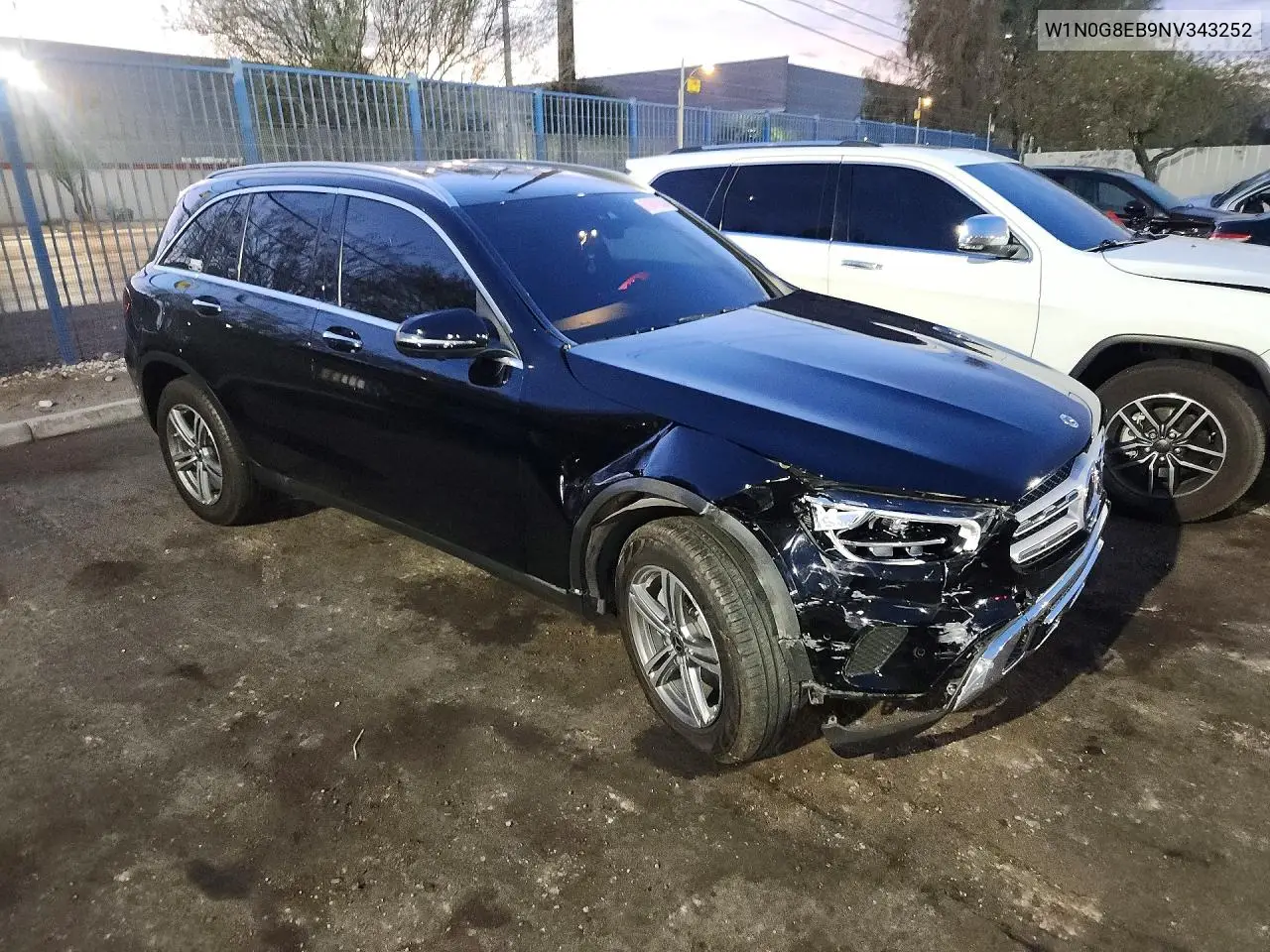2022 Mercedes-Benz Glc 300 4Matic VIN: W1N0G8EB9NV343252 Lot: 61641536