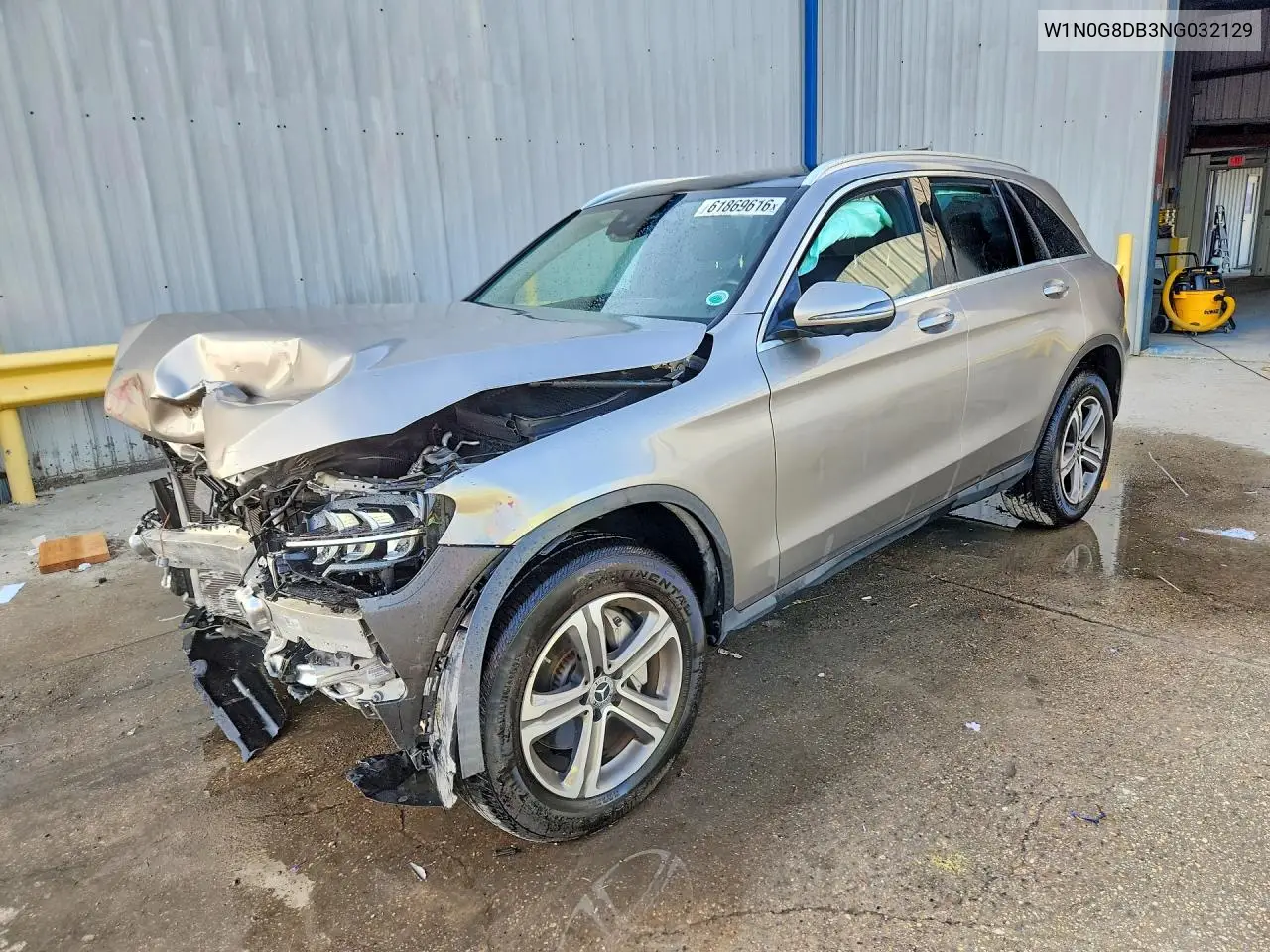 2022 Mercedes-Benz Glc 300 VIN: W1N0G8DB3NG032129 Lot: 61869616