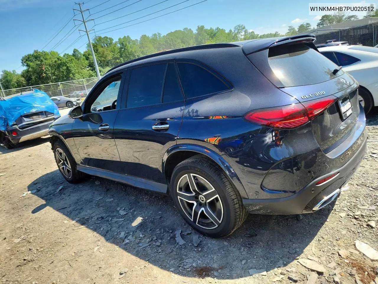 2023 Mercedes-Benz Glc 300 4Matic VIN: W1NKM4HB7PU020512 Lot: 57820416