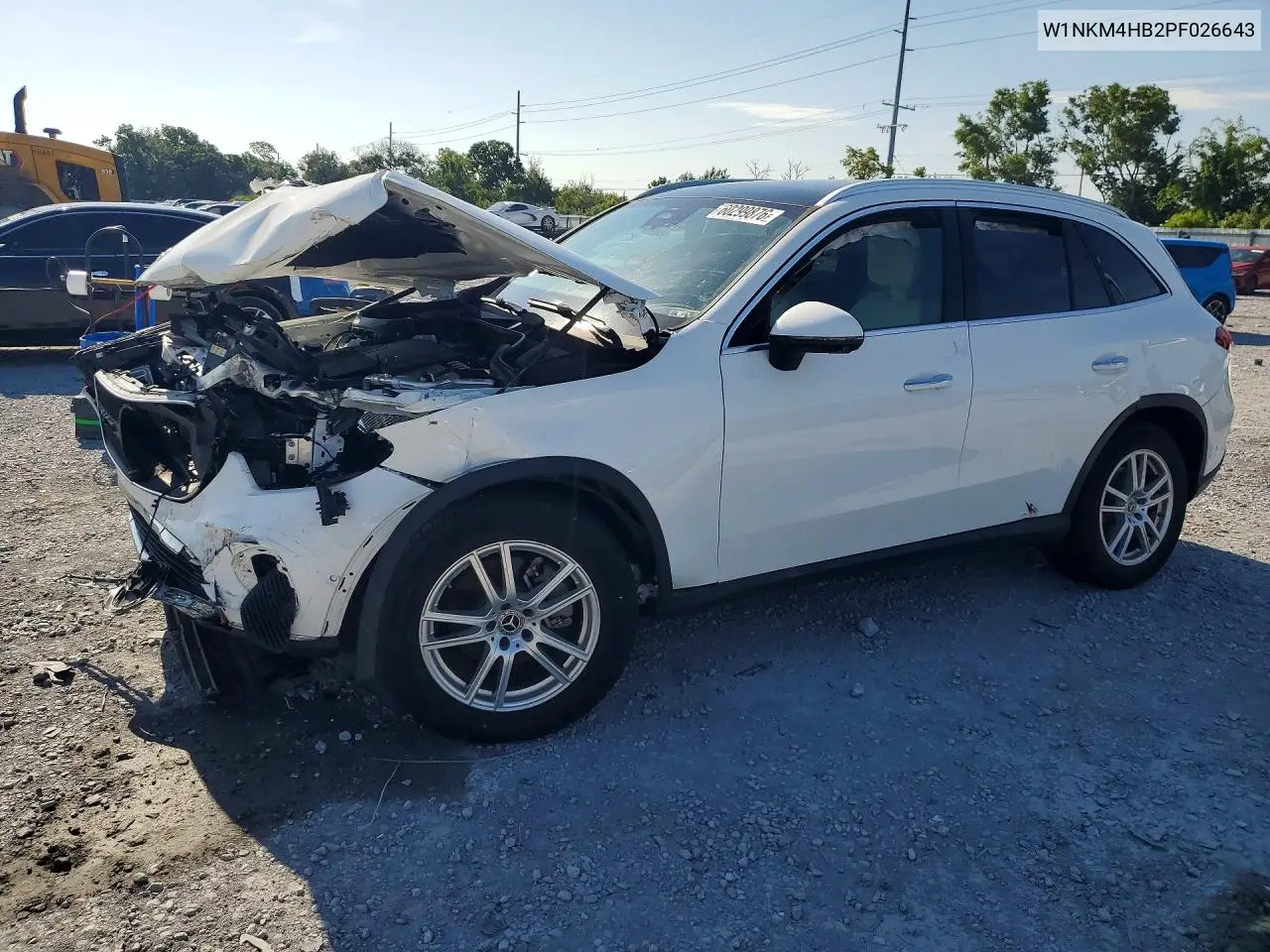 2023 Mercedes-Benz Glc 300 4Matic VIN: W1NKM4HB2PF026643 Lot: 60299876