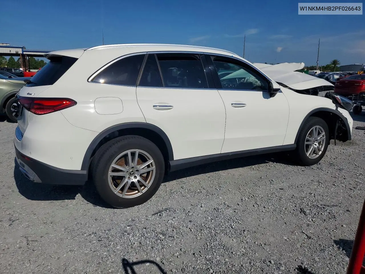2023 Mercedes-Benz Glc 300 4Matic VIN: W1NKM4HB2PF026643 Lot: 60299876