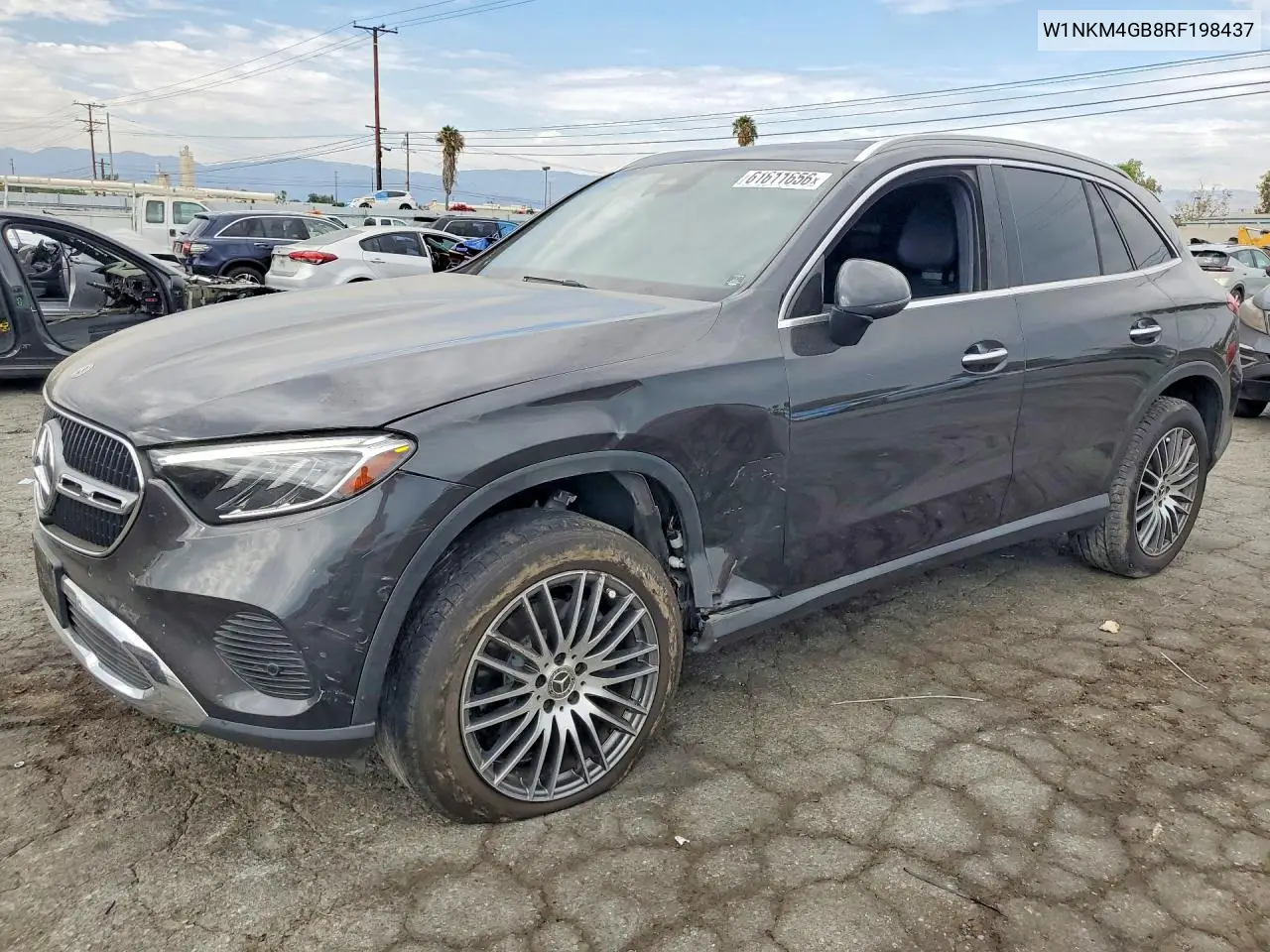 2024 Mercedes-Benz Glc 300 VIN: W1NKM4GB8RF198437 Lot: 61611656