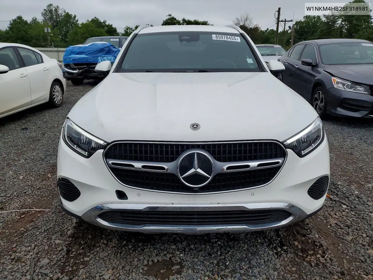2025 Mercedes-Benz Glc 300 4Matic VIN: W1NKM4HB2SF318981 Lot: 85978455