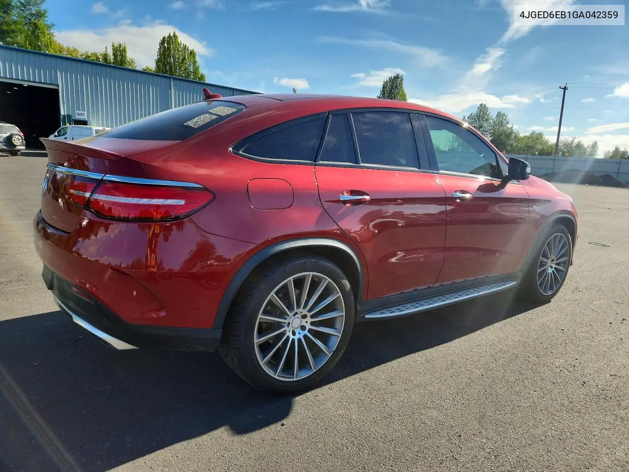 2016 Mercedes-Benz Gle Coupe 450 4Matic VIN: 4JGED6EB1GA042359 Lot: 60585336