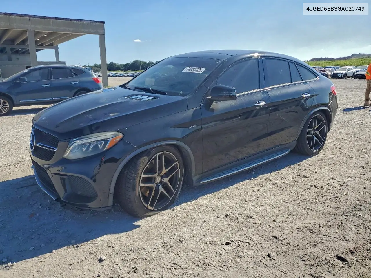 2016 Mercedes-Benz Gle Coupe 450 4Matic VIN: 4JGED6EB3GA020749 Lot: 98983325
