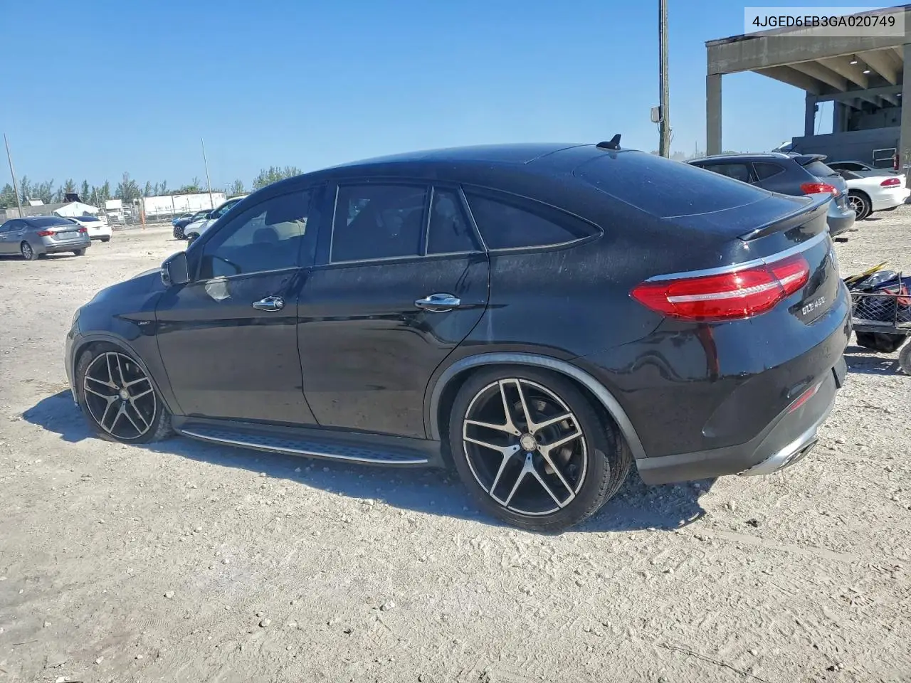 2016 Mercedes-Benz Gle Coupe 450 4Matic VIN: 4JGED6EB3GA020749 Lot: 98983325
