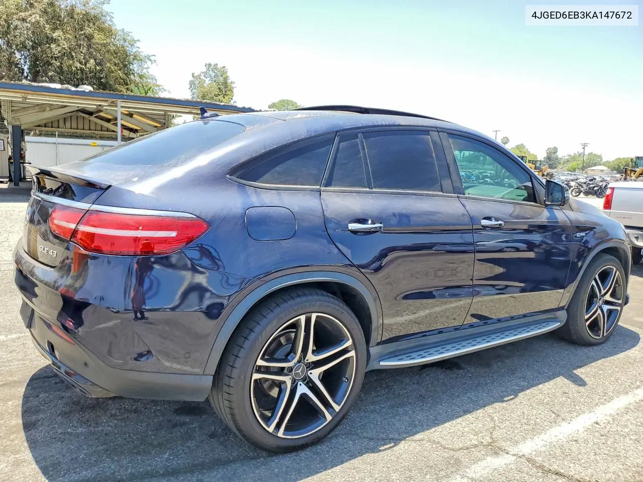 2019 Mercedes-Benz Gle Coupe 43 Amg VIN: 4JGED6EB3KA147672 Lot: 60117116