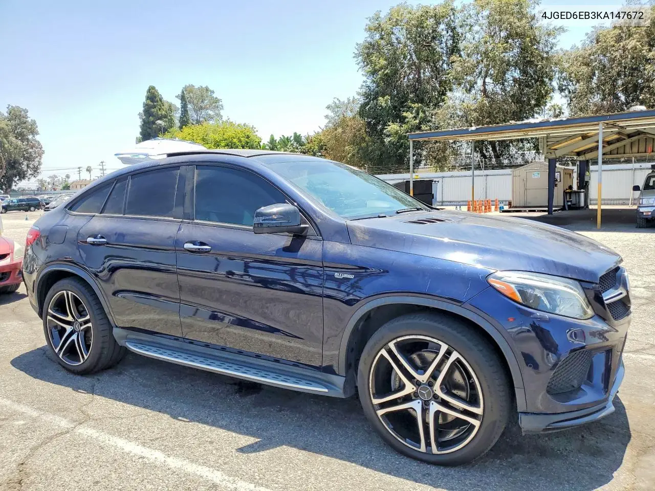2019 Mercedes-Benz Gle Coupe 43 Amg VIN: 4JGED6EB3KA147672 Lot: 60117116