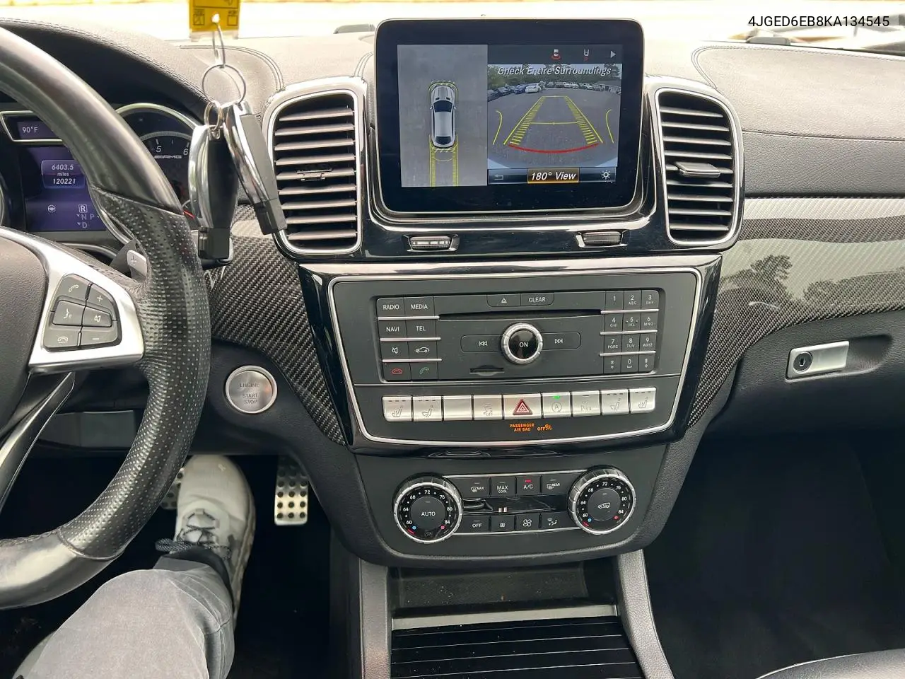 2019 Merz Gle Coupe VIN: 4JGED6EB8KA134545 Lot: 61612506