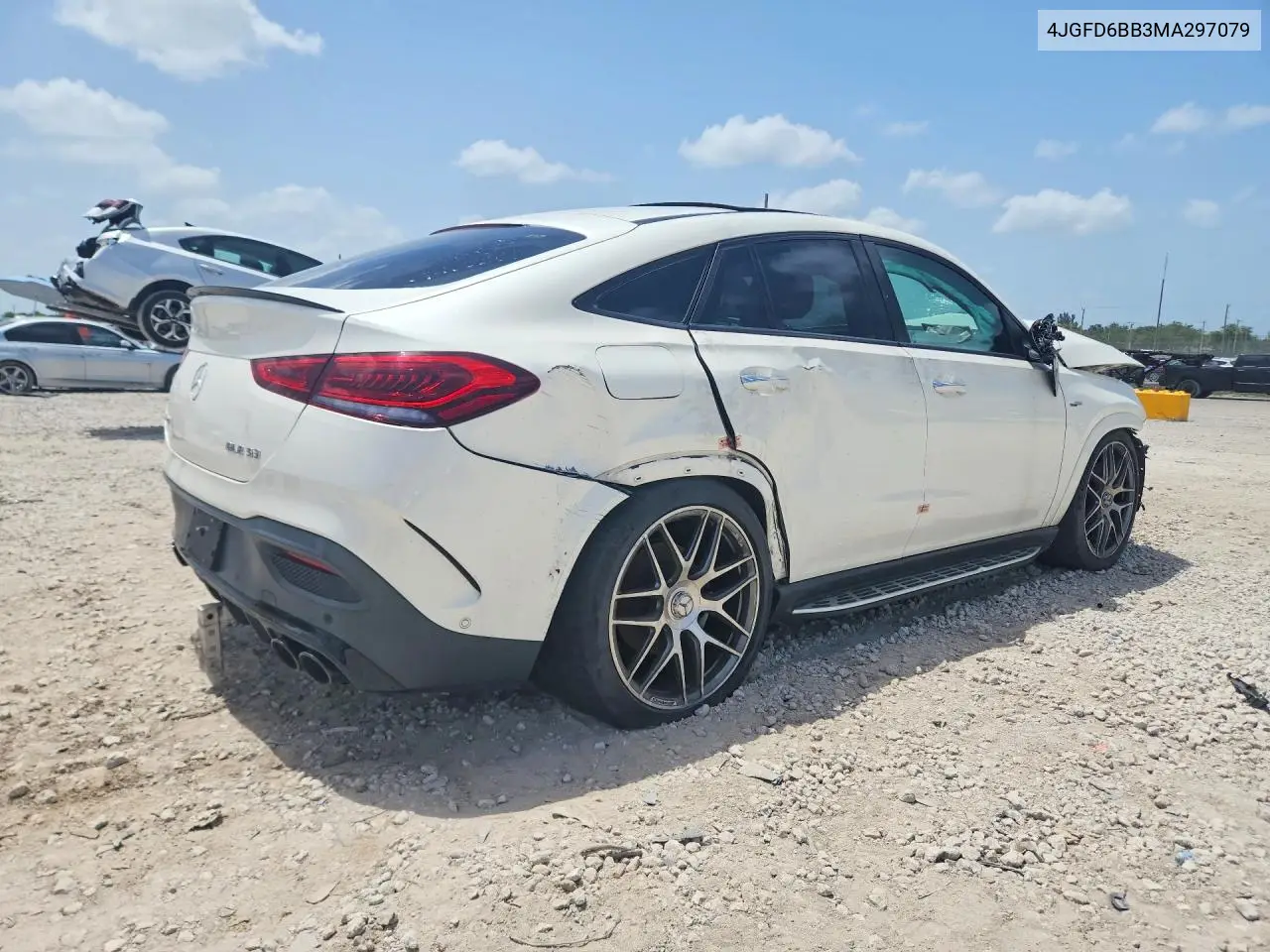 2021 Mercedes-Benz Gle Coupe Amg 53 4Matic VIN: 4JGFD6BB3MA297079 Lot: 60131516