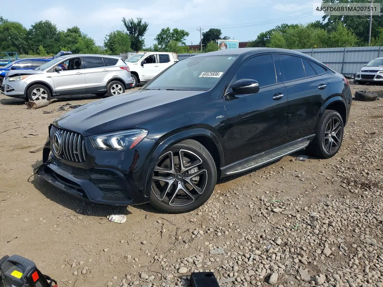 2021 Mercedes-Benz Gle Coupe Amg 53 4Matic VIN: 4JGFD6BB1MA207511 Lot: 60525936