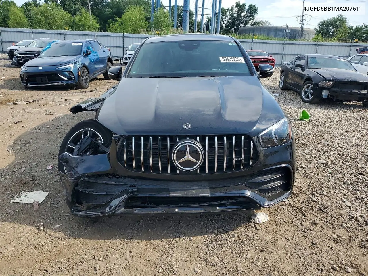 2021 Mercedes-Benz Gle Coupe Amg 53 4Matic VIN: 4JGFD6BB1MA207511 Lot: 60525936