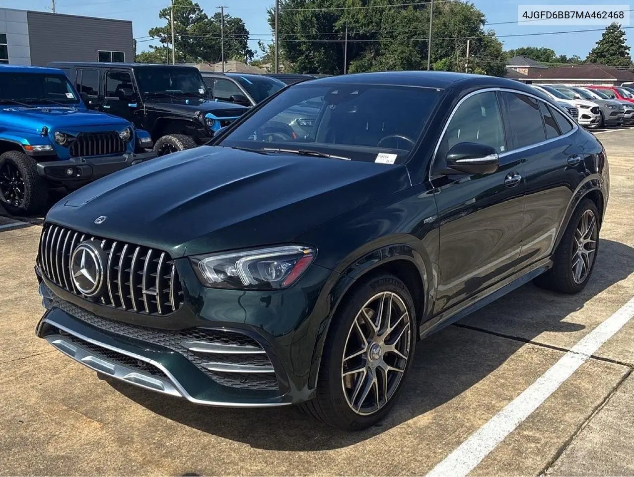 2021 Mercedes-Benz Gle Coupe Amg 53 4Matic VIN: 4JGFD6BB7MA462468 Lot: 61648856